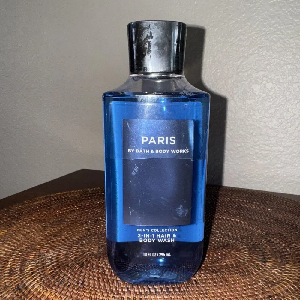 Bath & Body Works Men's Collection PARIS 2-in-1 Hair and Body Wash 10 oz NEW